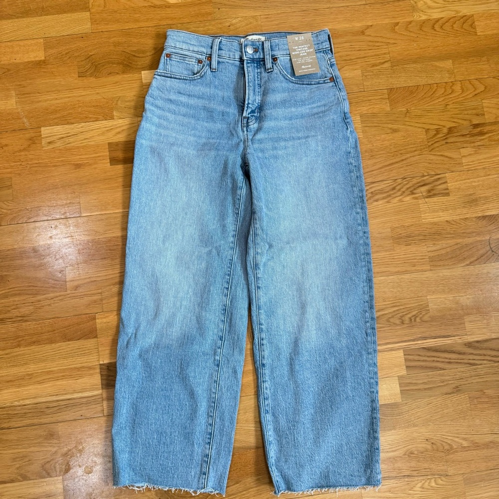 Madewell Perfect Vintage Wide-Leg Crop Jean